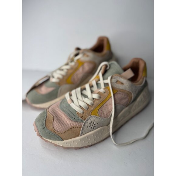 NEW Flower Mountain Sneakers Leather US 8 EU 39 UK 5.5 - Picture 5 of 9